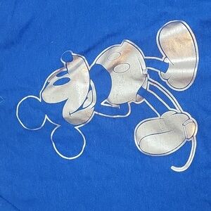 Disney World Disney Parks Royal Blue Crew Neck Mickey Mouse Sweatshirt size XXL